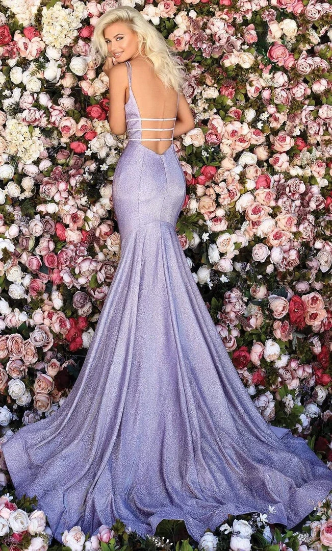 Clarisse - 800269 Plunging V Neck Trumpet Evening Gown 4 Clarisse - 800269 Plunging V Neck Trumpet Evening Gown