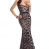 Clarisse - 8017 Sequined Lace Sweetheart Trumpet Dress 1 Clarisse - 8017 Sequined Lace Sweetheart Trumpet Dress