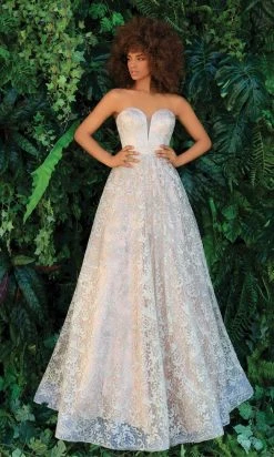 Clarisse - 810155 Strapless Embroidered Ballgown