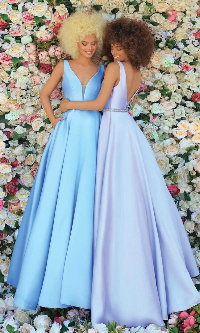 Clarisse - 810269 Sleeveless Beaded Waist Gown 4 Clarisse - 810269 Sleeveless Beaded Waist Gown