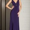 Clarisse - M6252 Classic V-Neckline Evening Gown 2 Clarisse - M6252 Classic V-Neckline Evening Gown