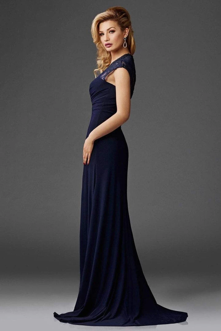 Clarisse - M6412 Embellished V Neck Evening Gown 4 Clarisse - M6412 Embellished V Neck Evening Gown