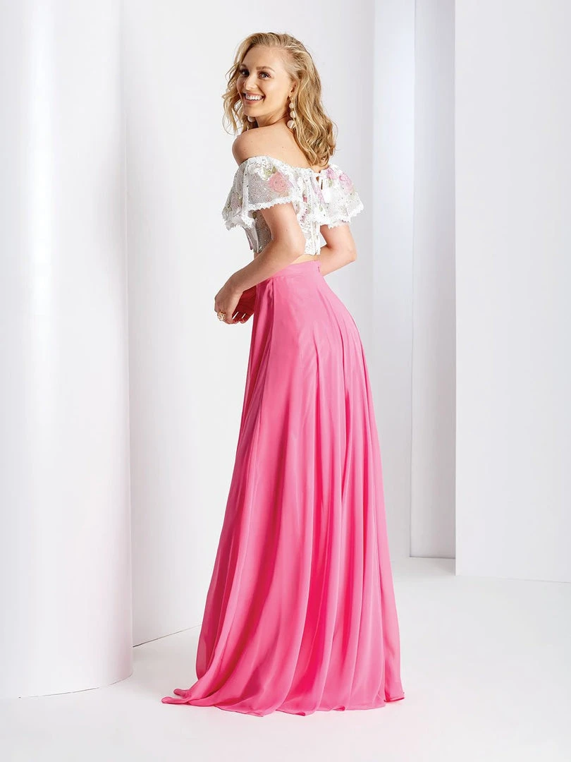 Clarisse Prom - 3531 Two Piece Off The Shoulder Prom Dress 4 Clarisse Prom - 3531 Two Piece Off The Shoulder Prom Dress