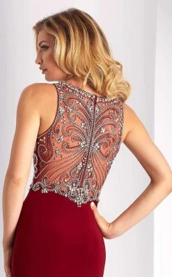 Clarisse - S3075 Embellished Jewel Column Dress 7 Clarisse - S3075 Embellished Jewel Column Dress