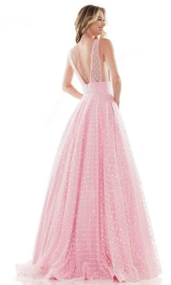 Colors Dress 2170 - Glitter Sequin A-Line Prom Dress