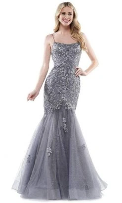 Colors Dress - 2490 Embellished Glitter Mermaid Gown