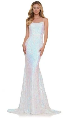Colors Dress - 2743 Straight Across Sequin Dress