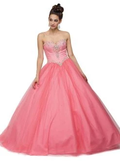 Dancing Queen - 1111 Beaded Sweetheart Quinceanera Ballgown