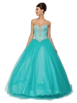 Dancing Queen - 1111 Beaded Sweetheart Quinceanera Ballgown