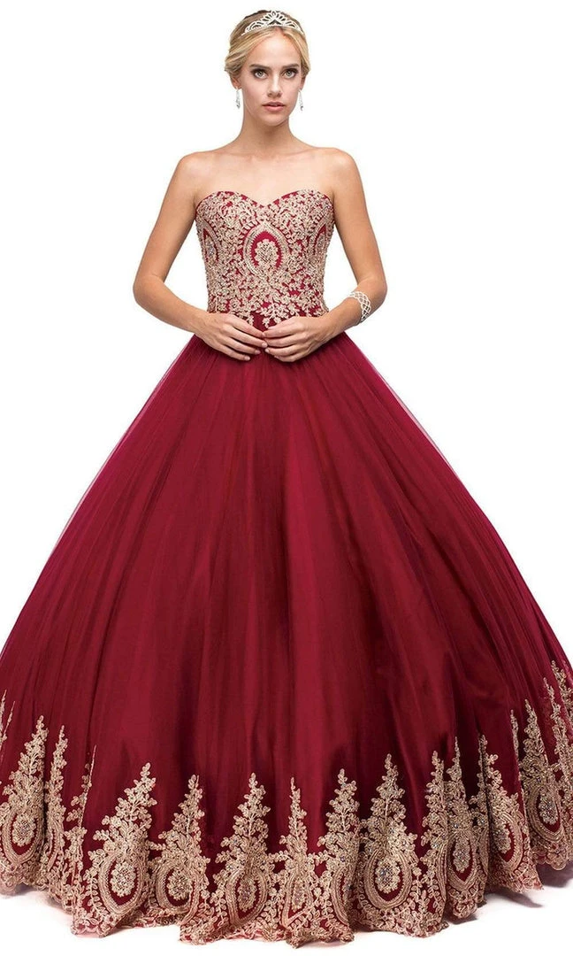 Dancing Queen - 1115 Bead Embellished Sweetheart Formal Ball Gown 3 Dancing Queen - 1115 Bead Embellished Sweetheart Formal Ball Gown