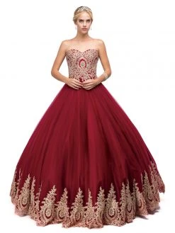 Dancing Queen - 1115 Bead Embellished Sweetheart Formal Ball Gown 18 Dancing Queen - 1115 Bead Embellished Sweetheart Formal Ball Gown