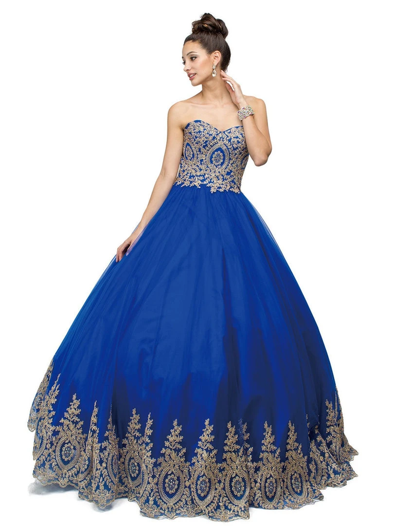 Dancing Queen - 1115 Bead Embellished Sweetheart Formal Ball Gown 8 Dancing Queen - 1115 Bead Embellished Sweetheart Formal Ball Gown