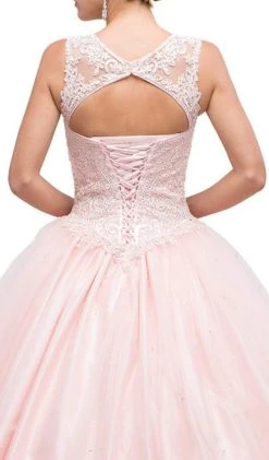 Dancing Queen - 1152 Sleeveless Beaded Quinceanera Ballgown 12 Dancing Queen - 1152 Sleeveless Beaded Quinceanera Ballgown