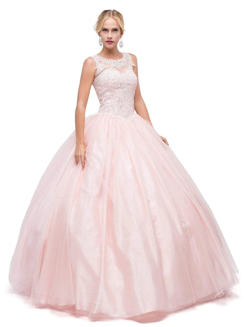 Dancing Queen - 1152 Sleeveless Beaded Quinceanera Ballgown 3 Dancing Queen - 1152 Sleeveless Beaded Quinceanera Ballgown
