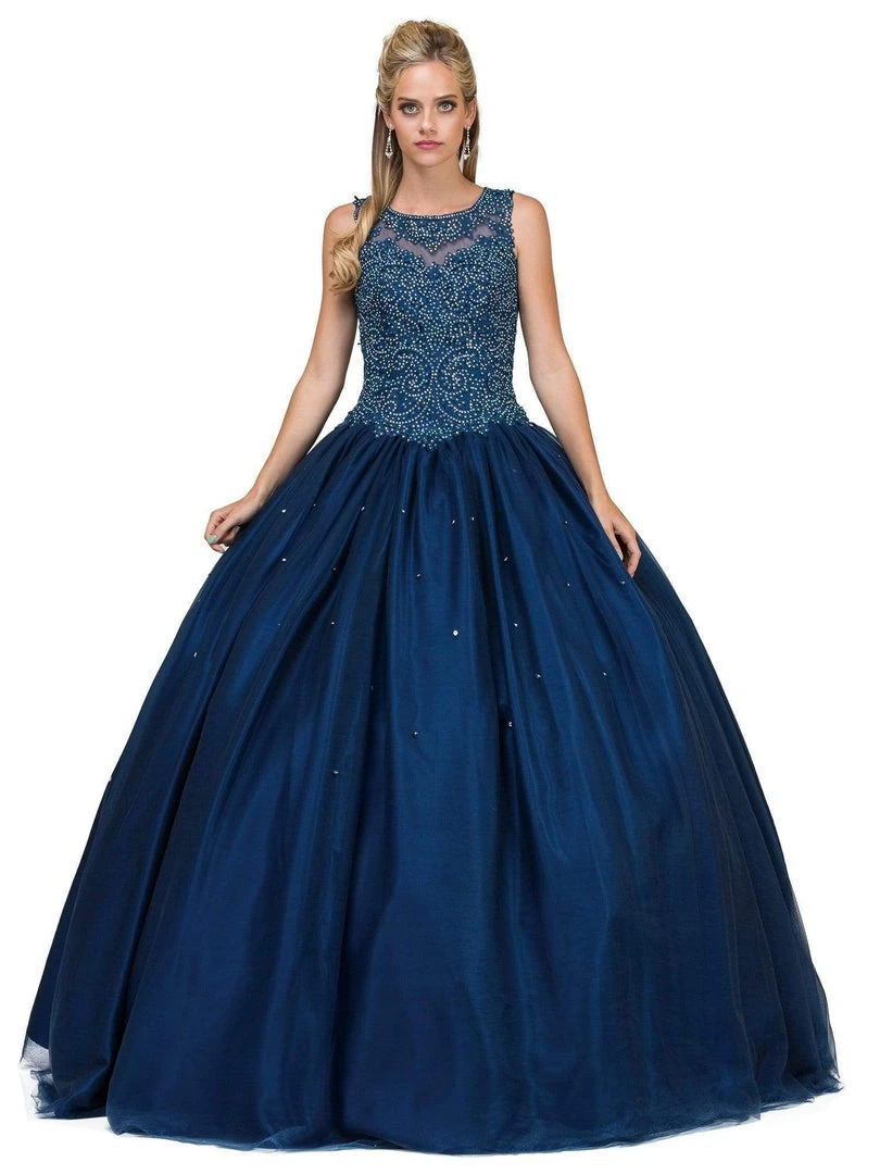 Dancing Queen - 1152 Sleeveless Beaded Quinceanera Ballgown 8 Dancing Queen - 1152 Sleeveless Beaded Quinceanera Ballgown