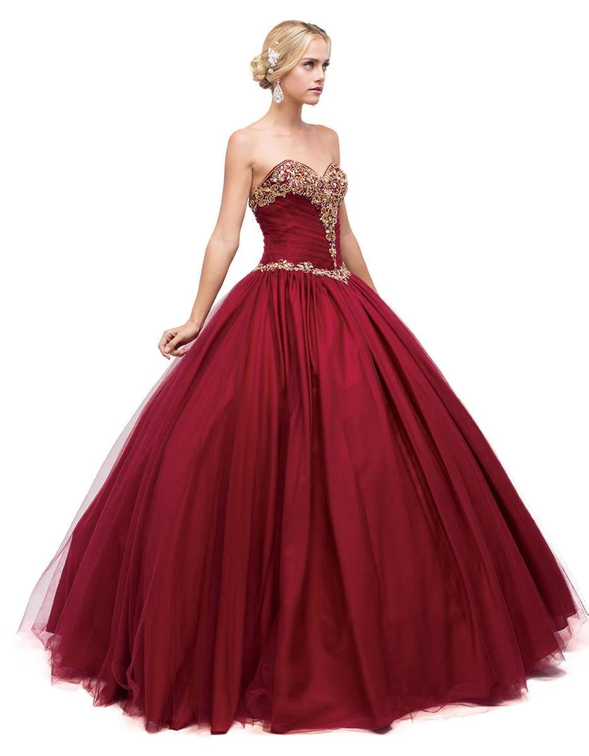 Dancing Queen - 1167 Cap Sleeves Sweetheart Enchanted Ornate Evening Gown 4 Dancing Queen - 1167 Cap Sleeves Sweetheart Enchanted Ornate Evening Gown