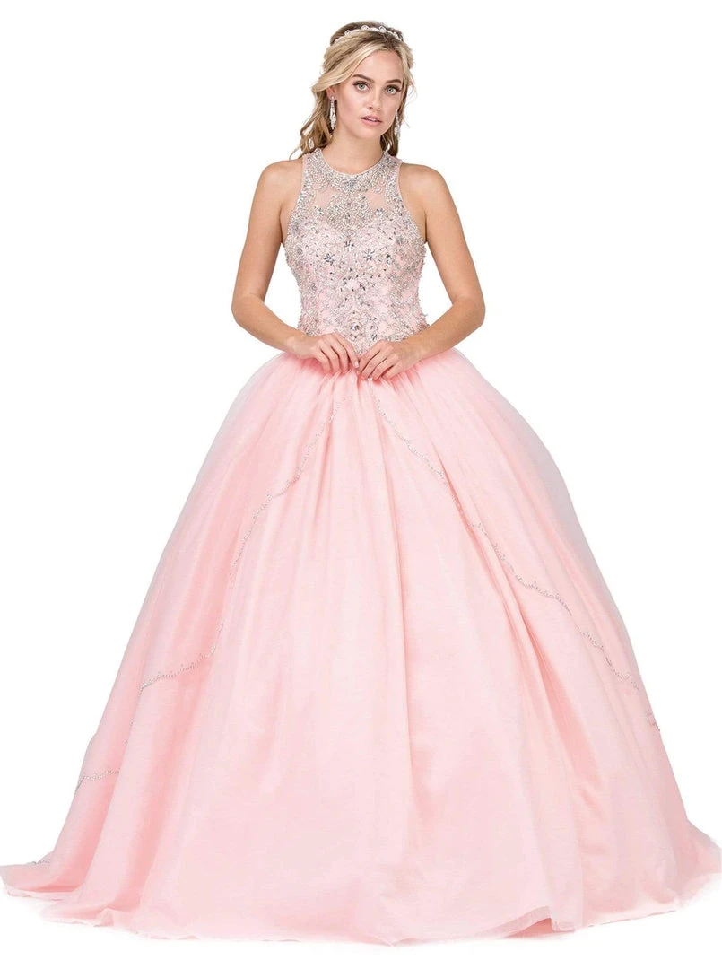 Dancing Queen - 1205 Embellished Jewel Quinceanera Gown 3 Dancing Queen - 1205 Embellished Jewel Quinceanera Gown