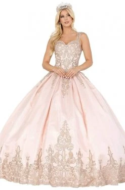 Dancing Queen - 1487 Embroidered Sweetheart Quinceanera Dress