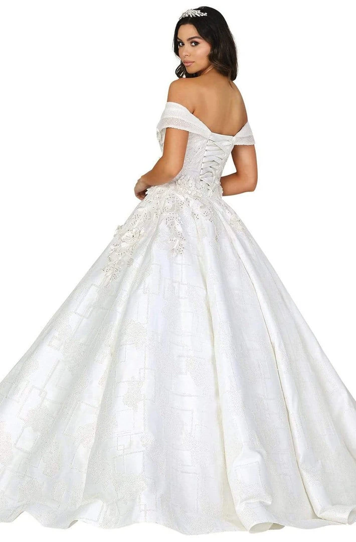 Dancing Queen - 153 Embellished Off-Shoulder Ballgown With Train 4 Dancing Queen - 153 Embellished Off-Shoulder Ballgown With Train