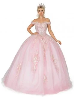 Dancing Queen - 1592 Floral Off Shoulder Ballgown 7 Dancing Queen - 1592 Floral Off Shoulder Ballgown
