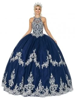 Dancing Queen - 1607 Halter Cutout Corset Ballgown 7 Dancing Queen - 1607 Halter Cutout Corset Ballgown