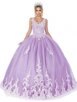 Dancing Queen - 1608 Floral Lace Ballgown