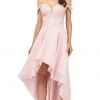 Dancing Queen - 2278 Off Shoulder Beaded High Low Prom Dress 1 Dancing Queen - 2278 Off Shoulder Beaded High Low Prom Dress