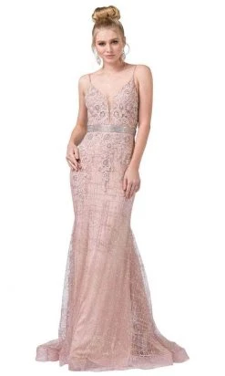 Dancing Queen 2767A - Sleeveless Mermaid Evening Gown