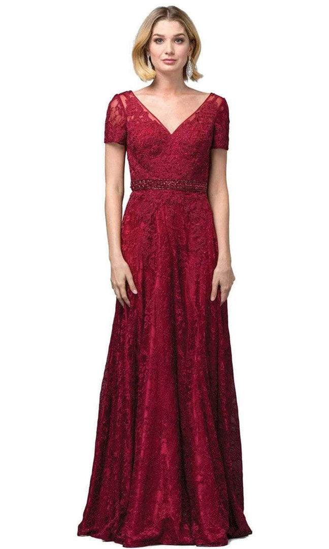 Dancing Queen 2769A - Short Sleeve A-Line Dress 3 Dancing Queen 2769A - Short Sleeve A-Line Dress