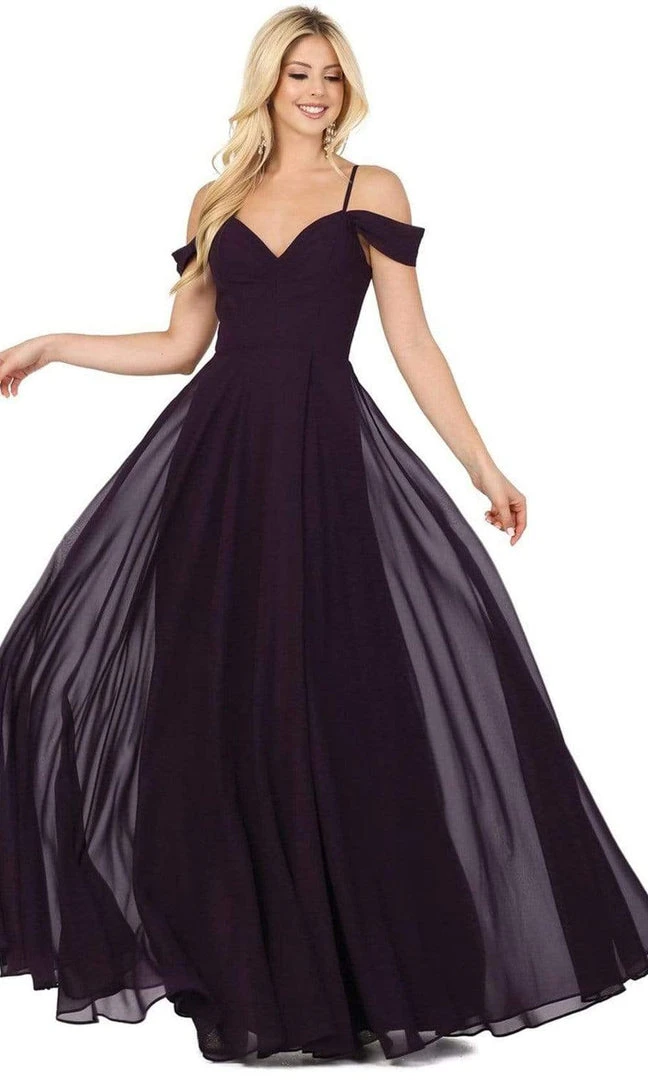 Dancing Queen - 2961 Lace Back Cold Shoulder A-Line Prom Dress 3 Dancing Queen - 2961 Lace Back Cold Shoulder A-Line Prom Dress