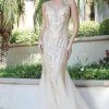 Dancing Queen - 2972 Embellished Tulle Godets Trumpet Prom Dress 1 Dancing Queen - 2972 Embellished Tulle Godets Trumpet Prom Dress