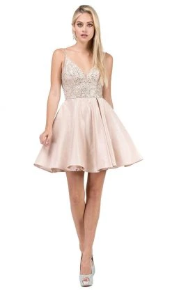 Dancing Queen - 3039 Beaded Sweetheart A-Line Homecoming Dress 14 Dancing Queen - 3039 Beaded Sweetheart A-Line Homecoming Dress
