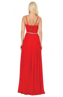 Dancing Queen - 4030 Sweetheart Neck Lace-up Back A-Line Prom Dress
