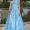 Dancing Queen 4273 - Off-Shoulder A-Line Long Gown 2 Dancing Queen 4273 - Off-Shoulder A-Line Long Gown