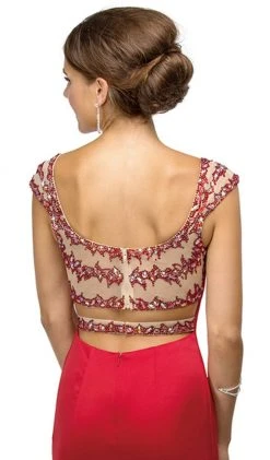 Dancing Queen - 9454 Sweetheart Sheer Back Mermaid Prom Dress 10 Dancing Queen - 9454 Sweetheart Sheer Back Mermaid Prom Dress