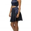 Dancing Queen - 9495 Embellished Collar Two-Piece Homecoming Dress 2 Dancing Queen - 9495 Embellished Collar Two-Piece Homecoming Dress