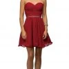 Dancing Queen - 9581 Crisscross Ruching On Sweetheart A-Line Short Party Dress 1 Dancing Queen - 9581 Crisscross Ruching On Sweetheart A-Line Short Party Dress