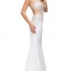 Dancing Queen - 9736 Embellished Bodice With Back Cutouts Prom Dress