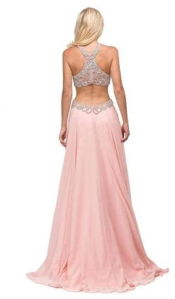 Dancing Queen - 9740 Bejeweled A-line Evening Dress