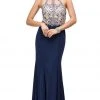 Dancing Queen - 9777 Illusion Cutout Sheath Evening Gown 2 Dancing Queen - 9777 Illusion Cutout Sheath Evening Gown