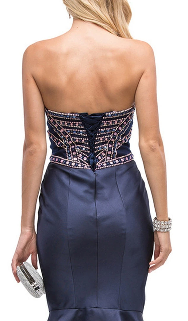 Dancing Queen - 9917 Beaded Sweetheart Mermaid Evening Dress 6 Dancing Queen - 9917 Beaded Sweetheart Mermaid Evening Dress