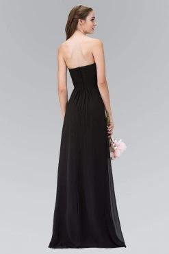 Elizabeth K - GL1125 Strapless Ruched Sweetheart Chiffon Dress 6 Elizabeth K - GL1125 Strapless Ruched Sweetheart Chiffon Dress