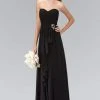 Elizabeth K - GL1125 Strapless Ruched Sweetheart Chiffon Dress 2 Elizabeth K - GL1125 Strapless Ruched Sweetheart Chiffon Dress