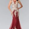 Elizabeth K - GL1462 Ornate Lace Illusion Trumpet Gown 1 Elizabeth K - GL1462 Ornate Lace Illusion Trumpet Gown