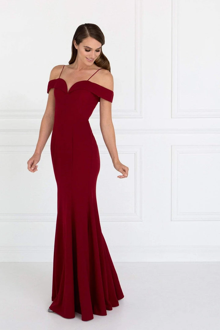 Elizabeth K - GL1593 Jersey Sweetheart Cold Shoulders Mermaid Gown 3 Elizabeth K - GL1593 Jersey Sweetheart Cold Shoulders Mermaid Gown