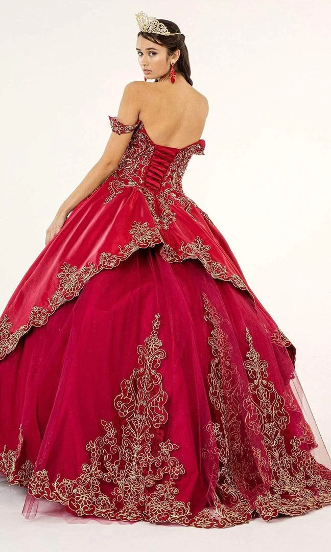 Elizabeth K - GL1930 Embroidered Sweetheart Satin Ballgown 4 Elizabeth K - GL1930 Embroidered Sweetheart Satin Ballgown