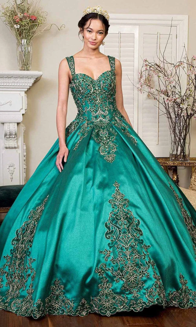 Elizabeth K - GL1930 Embroidered Sweetheart Satin Ballgown 7 Elizabeth K - GL1930 Embroidered Sweetheart Satin Ballgown