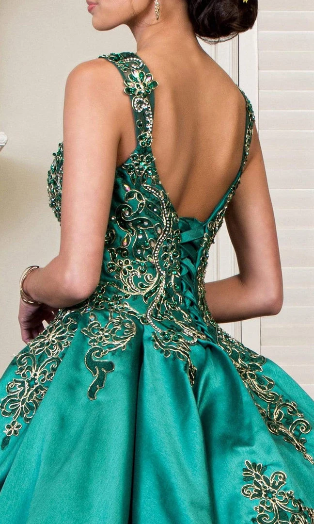 Elizabeth K - GL1930 Embroidered Sweetheart Satin Ballgown 10 Elizabeth K - GL1930 Embroidered Sweetheart Satin Ballgown