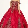 Elizabeth K - GL1930 Embroidered Sweetheart Satin Ballgown