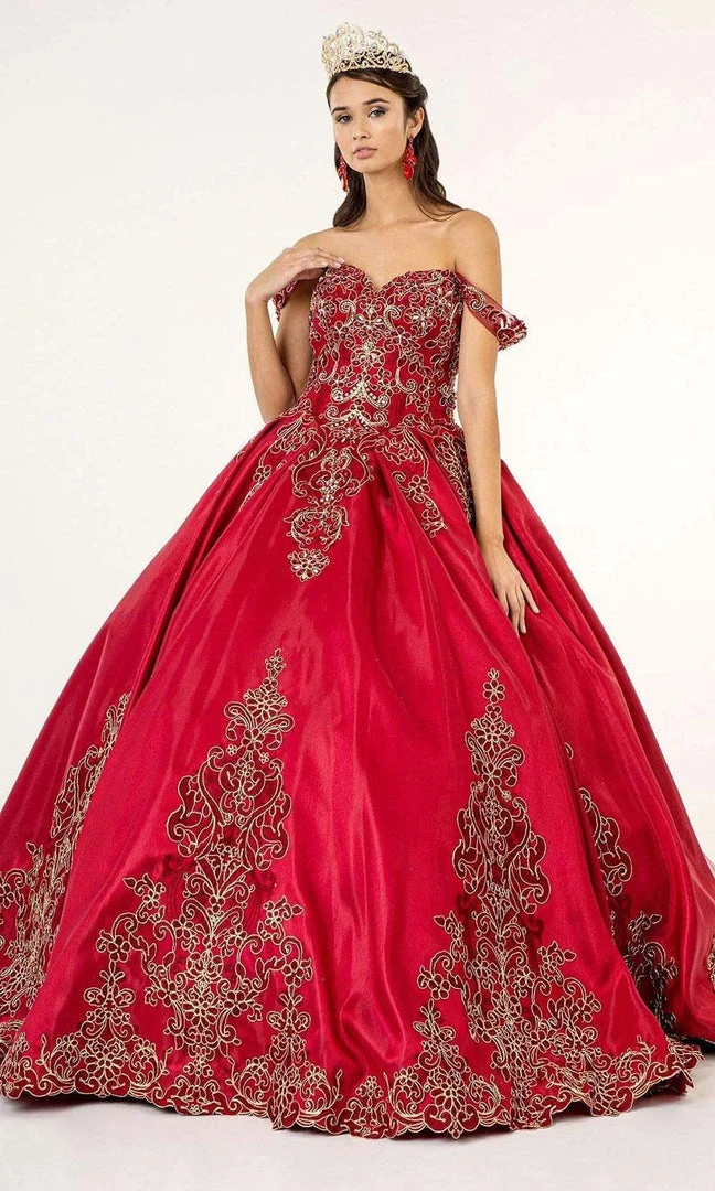 Elizabeth K - GL1930 Embroidered Sweetheart Satin Ballgown 3 Elizabeth K - GL1930 Embroidered Sweetheart Satin Ballgown